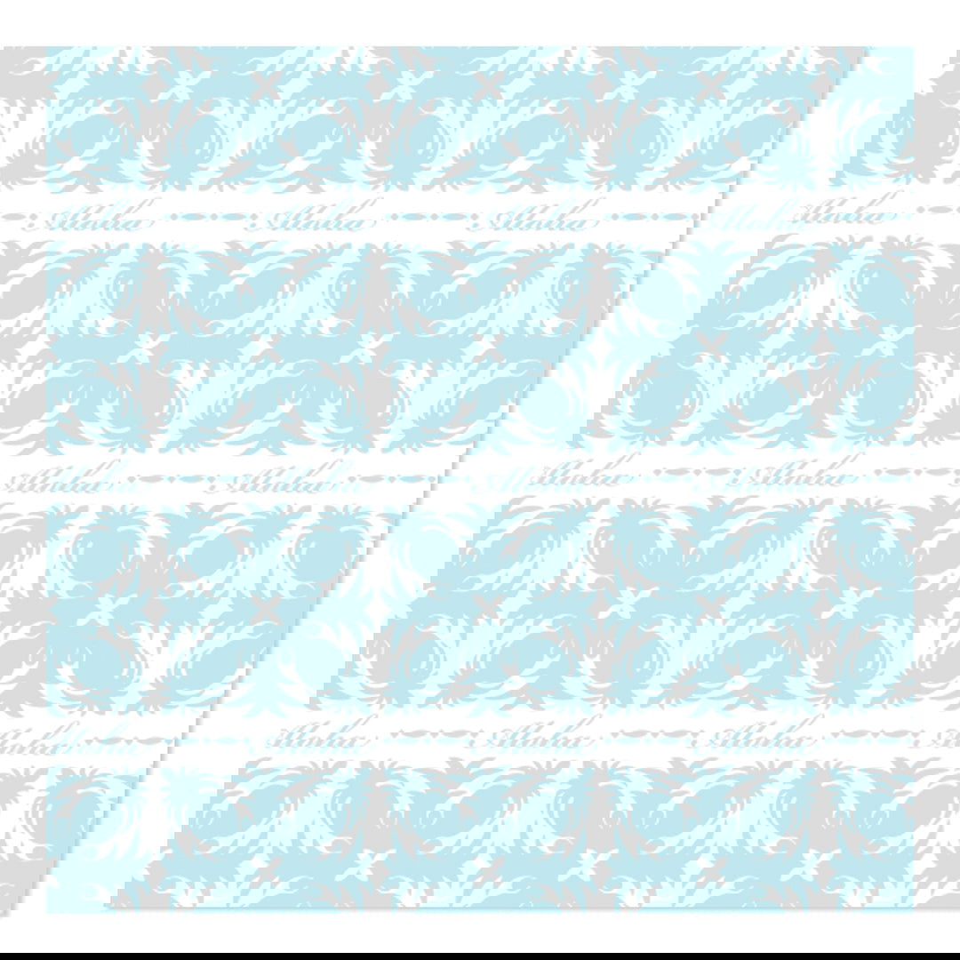 Rolled Gift Wrap, Aloha Pineapple Quilt- Teal  