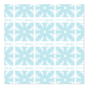 Rolled Gift Wrap, Aloha Pineapple Quilt- Teal  