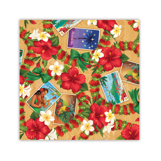 Rolled Gift Wrap, Mele Hawaiian Holidays