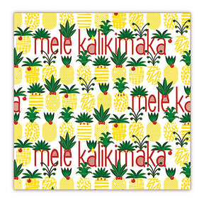 Rolled Gift Wrap, Mele Pineapple Parade