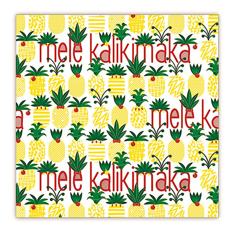 Rolled Gift Wrap, Mele Pineapple Parade