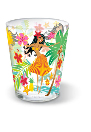 Short Shot Glass, Island Hula Honeys