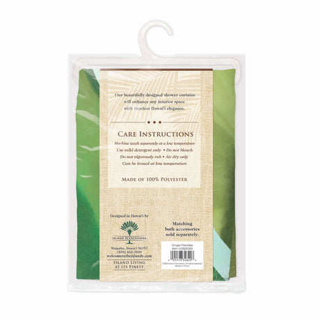 Shower Curtain, Ginger Paradise  