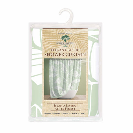 Shower Curtain, Tropical Leaves  
