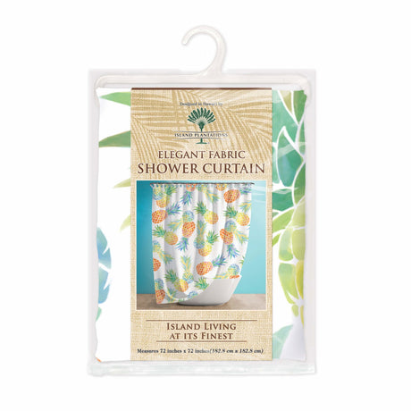 Shower Curtain, Watercolor Pineapple HOME 