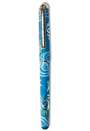 Single Roller Ball Pen, Honu Swirl