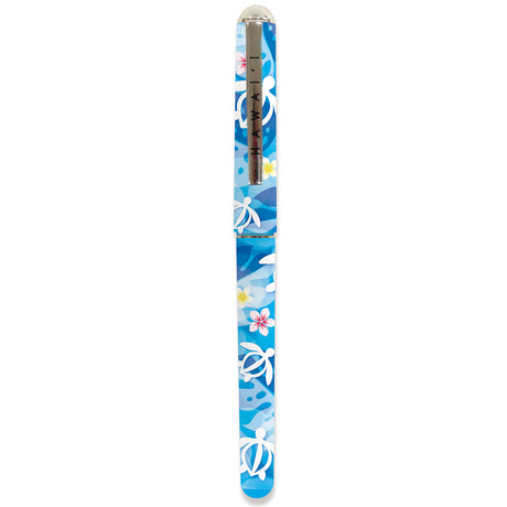 Single Rollerball Pen, Honu Floral