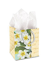 Small Gift Bag, Plumeria Notes