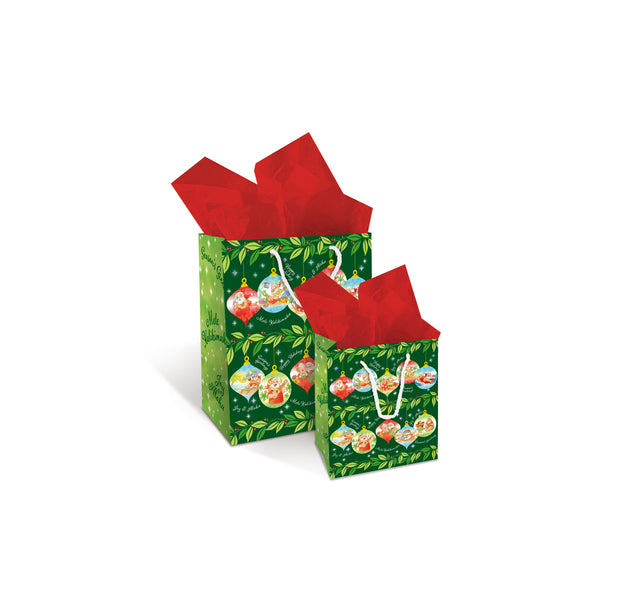 Small Gift Bag, Santa's Island Holiday