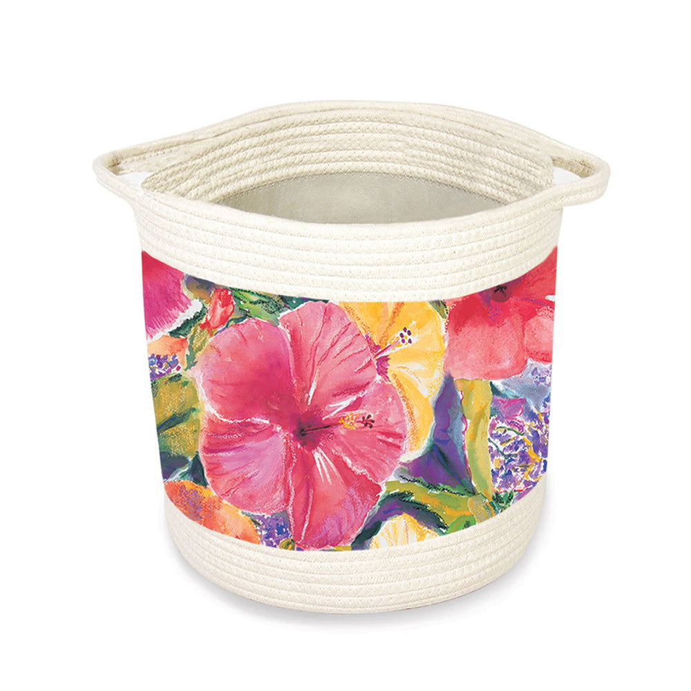 Storage Baskets, Hibiscus Impression - Small  