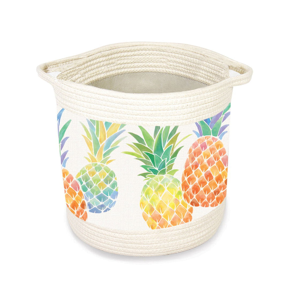 Storage Baskets, Watercolor Pineapple - Small  