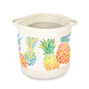 Storage Baskets, Watercolor Pineapple - Small  