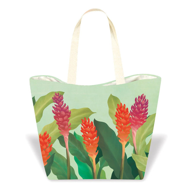 Tropical Beach Totes, Ginger Paradise  