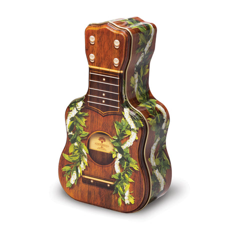 Ukulele Cookie Tin, Kona Coffee Macadamia Nut