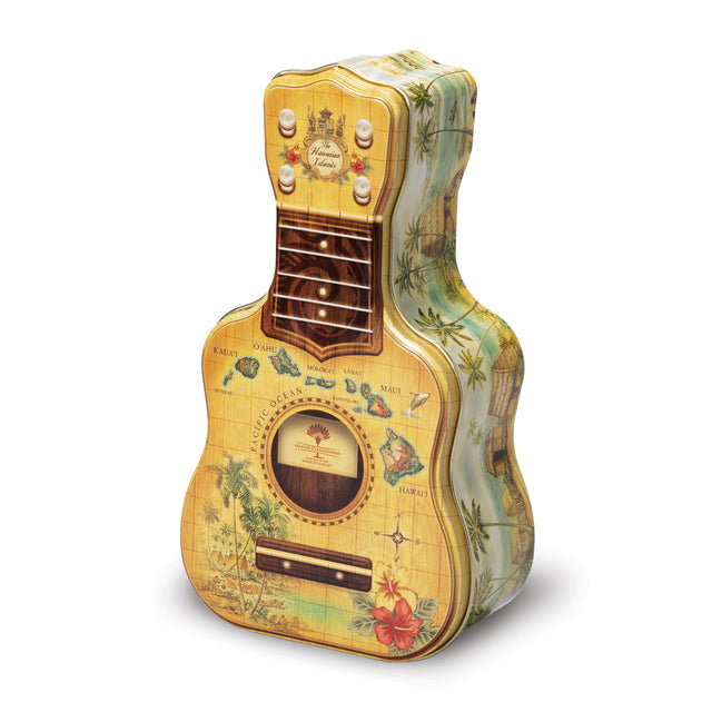 Ukulele Cookie Tin, Original Macadamia Nut