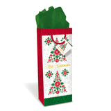 Wine Gift Bag, Hawaiian Holiday Tree