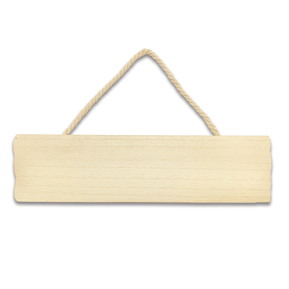 Wooden Hanging Sign, Live with Aloha - Surfboard  