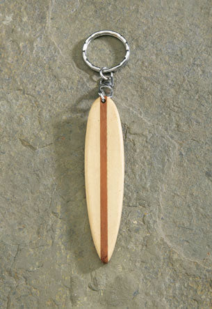 Wooden Keychain, Surfboard