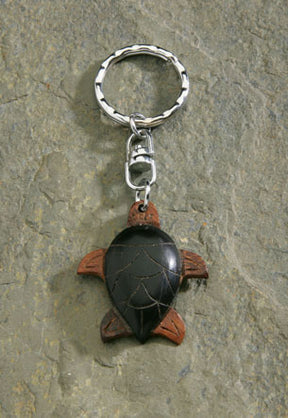 Wooden Keychain, Turtle