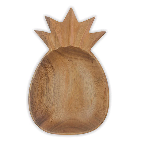 Wooden Large Bowl - Pineapple