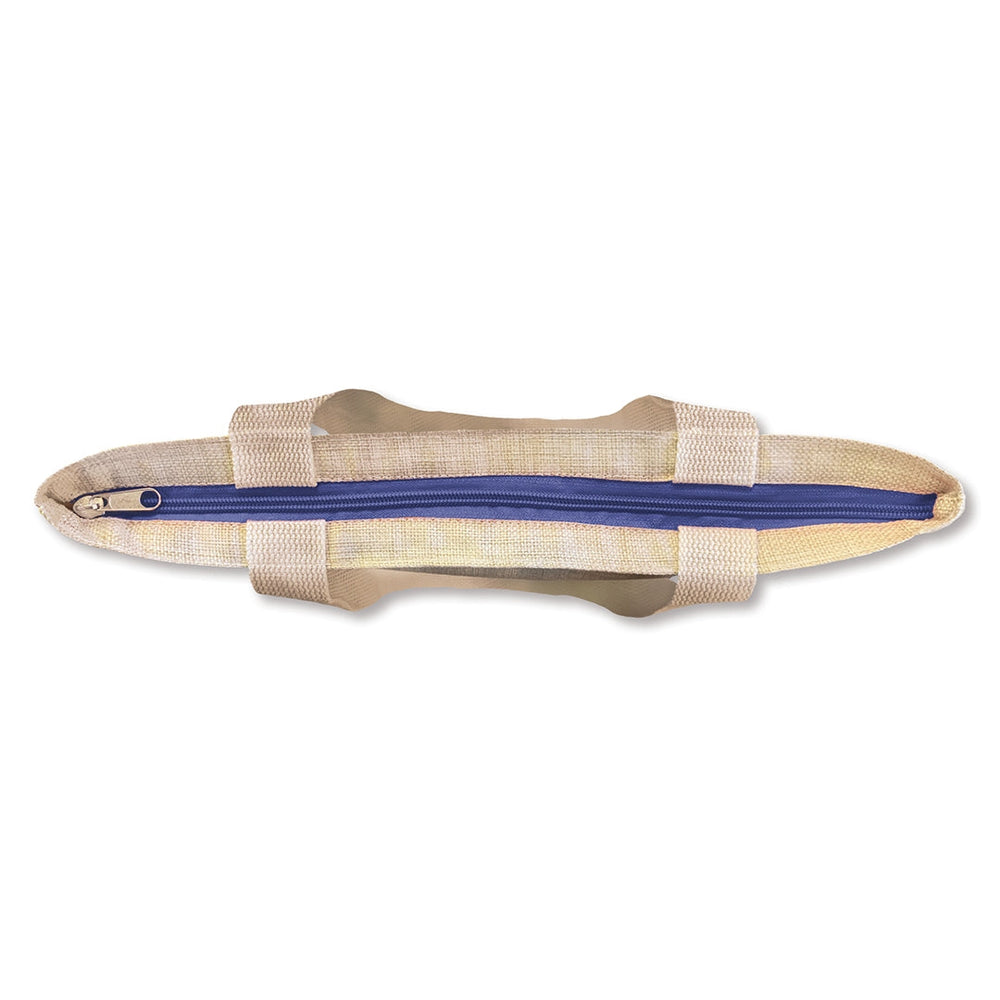 Woven Tote with Zipper, Ocean of Friends  