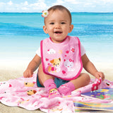 Keiki Kreations Baby Bib, Island Yumi Paw Pals
