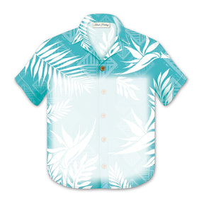 Aloha Shirt Magnetic Notepad, Blue Paradise, featuring a vibrant Hawaiian-inspired design with 80 sheets