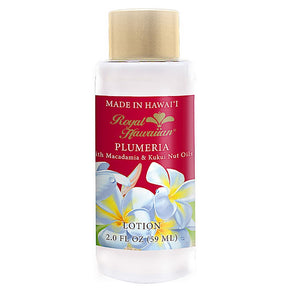 Royal Hawaiian Plumeria Lotion, showcasing its smooth and hydrating formula