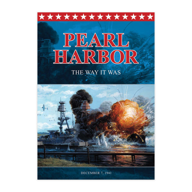 Book cover of 'Pearl Harbor: The Way It Was' with a dramatic illustration of an explosion.