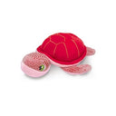 Red and pink sea turtle plush