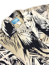 Palm Leaf Black Boys' Aloha Shirt